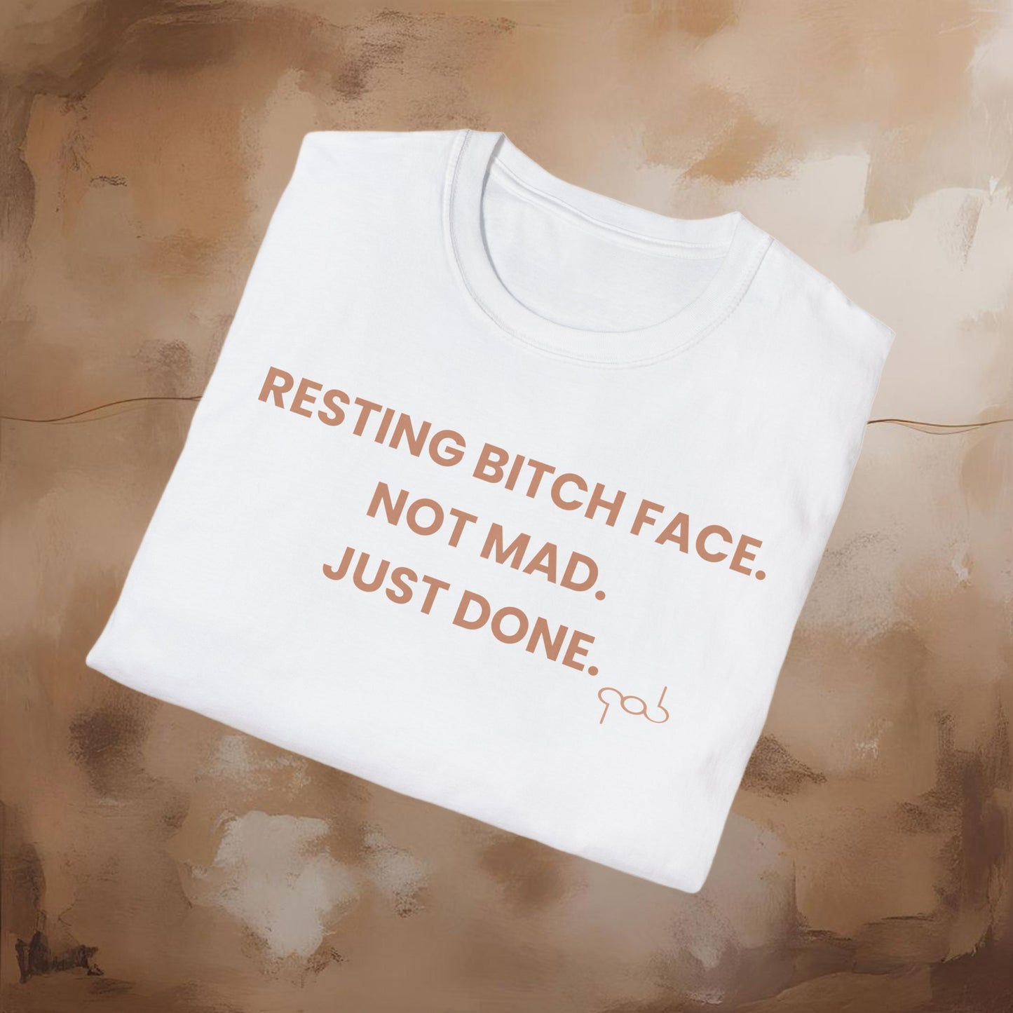 Resting Bitch Face Unisex Softstyle T-Shirt